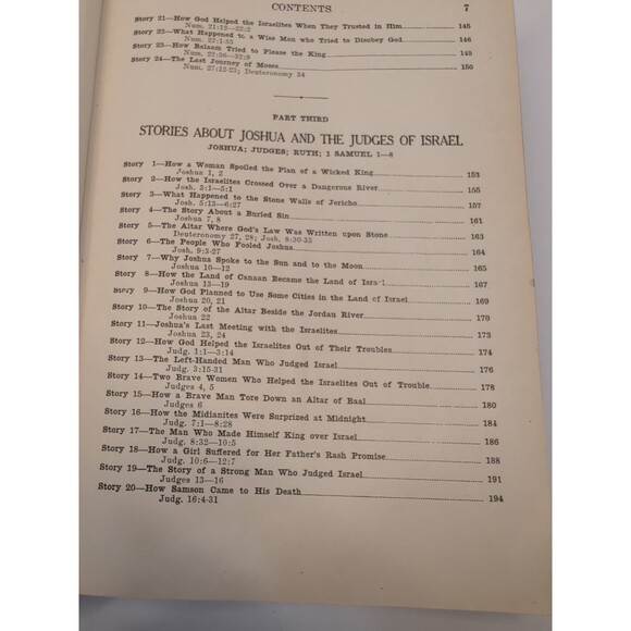 Vintage 1927 Egermeier’s Bible Story Book Illustrated Leatherette Hardcover Rare - Picture 10 of 16